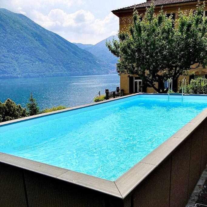 Villa Peroni Lake Como Classic With Swimming Pool Argegno Ngoại thất bức ảnh